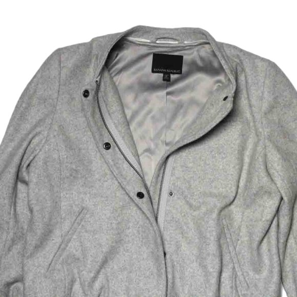 Banana Republic Mario Bellucci Wool Blend Jacket Women's Size Petite Medium - Picture 4 of 5